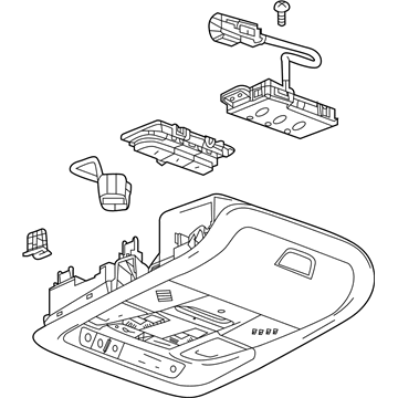 Chevy 84614629 Overhead Console