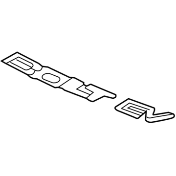 GM 42703562 Nameplate, Rear