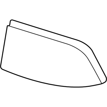 GM 16525833 Filler Trim, Driver Side