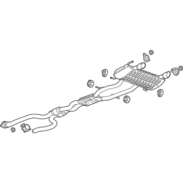 Cadillac Muffler - 23328474