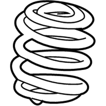 GM 22675760 Coil Spring, Rear