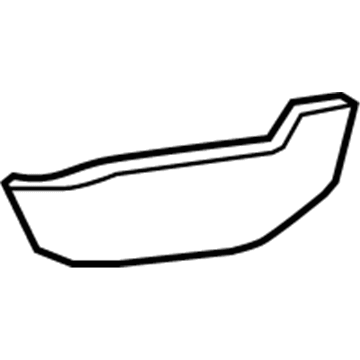 GM 15901480 Inner Finish Panel, Titanium, Passenger Side