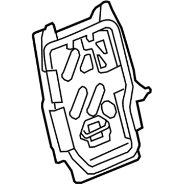 GM 15899656 Seat Back Frame, Rear Passenger Side