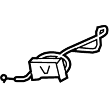 GM 15900506 Adjust Handle, Titanium, Passenger Side