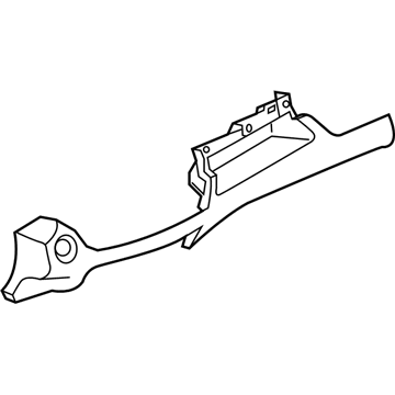 GM 84825628 Trim Panel, Black, Passenger Side