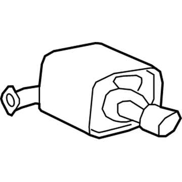 Chevy 92249201 Rear Muffler