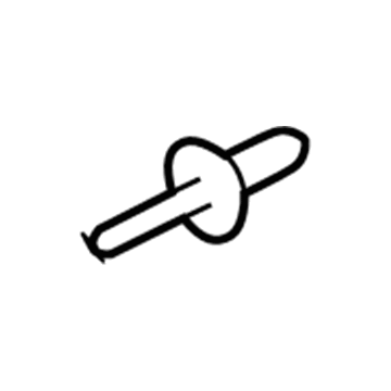 GM 11516936 License Bracket Rivet
