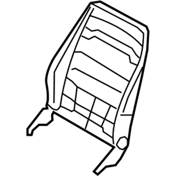Saturn 93192717 Seat Back Frame