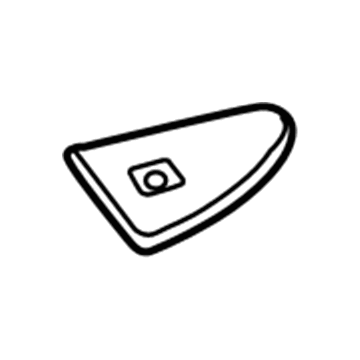 GM 10311284 Switch Bezel, Gray, Passenger Side, Wood