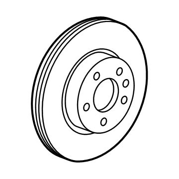 2020 Cadillac CT5 Brake Disc - 13547575