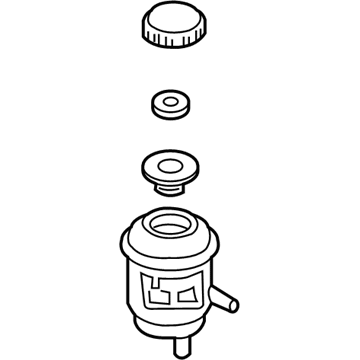 Chevy Aveo5 Power Steering Reservoir - 96413748
