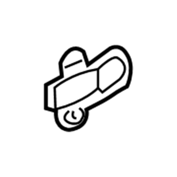 GM 15986623 Seat Belt Guide, Front