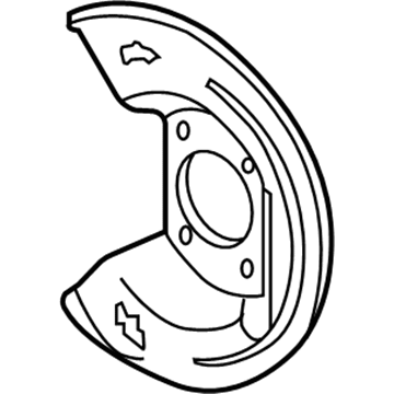 Oldsmobile Aurora Brake Backing Plate - 18017714