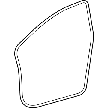 2009 Pontiac Vibe Door Seal - 19184762