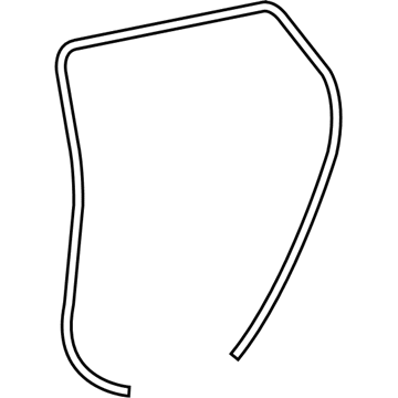 2009 Pontiac Vibe Door Seal - 19184764