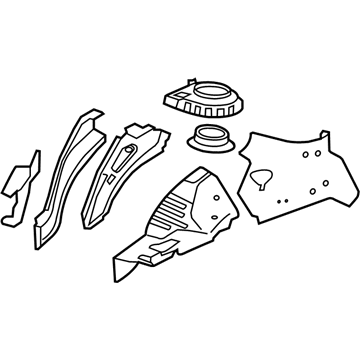 GM 20890509 Apron Assembly, Front Passenger Side