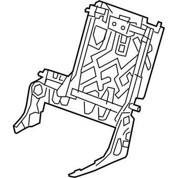 GM 84809236 Seat Back Frame, Rear
