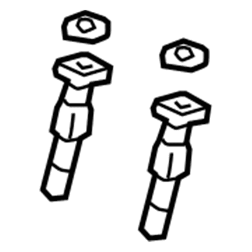GM 23413120 Headrest Guide, Rear Driver Side