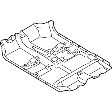 GM 15272773 Carpet, Blue