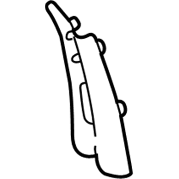GM 10435830 Upper Reinforcement, Driver Side