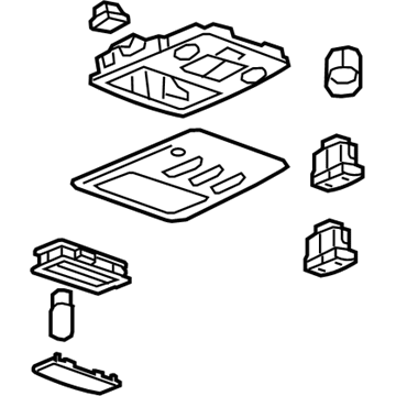 GM 42680006 Map Lamp Assembly