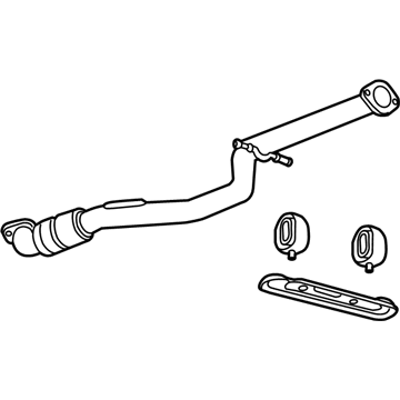 GM 84413390 Exhaust Pipe