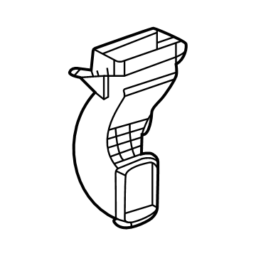 Cadillac 86787629 Center Duct