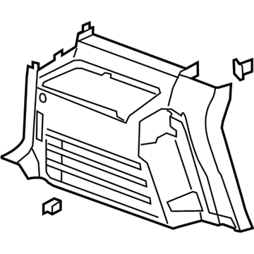 Hummer 25958044 Quarter Trim Panel