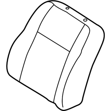 GM 88970619 Seat Back Cover, Light Gray