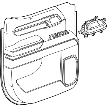 GM 87849964 Door Trim Panel, Driver Side