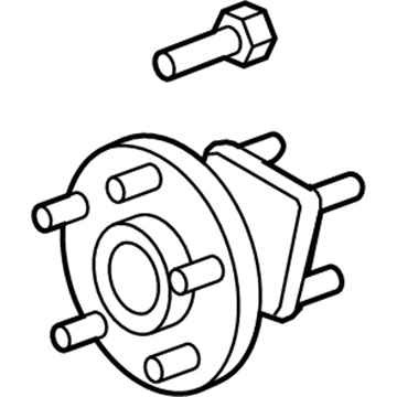 GM 20907864 Rear Hub, Green Line