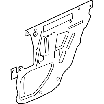 GM 92271279 Water Deflector