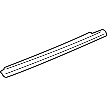 GM 10325228 Belt Weatherstrip, Black, Rear Passenger Side