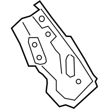 GM 22976190 Inner Wheelhouse Brace, Rear Driver Side