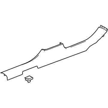 GM 9059743 Sill Trim, Rear
