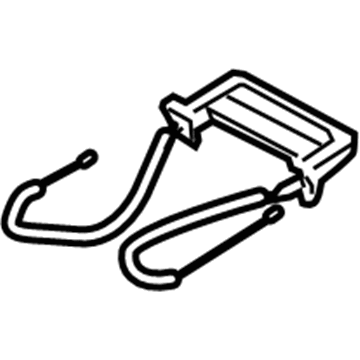 GM 89043309 Release Lever, Gray