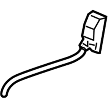 GM 89043303 Release Lever, Gray