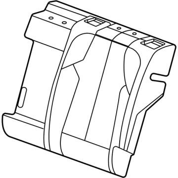 GM 85646271 Seat Back Cover, Black