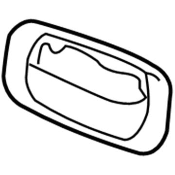 GM 25801998 Handle, Dark Smoke Gray