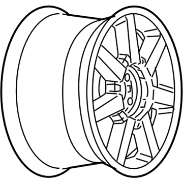 2008 Cadillac CTS Spare Wheel - 9596616