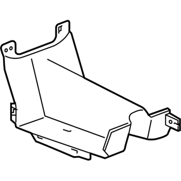 GM 84020198 Front Bracket, Jet Black