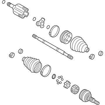 Saturn Relay Axle Shaft - 19256586
