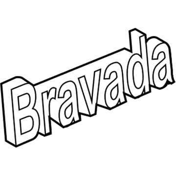1999 Oldsmobile Bravada Emblem - 15679070