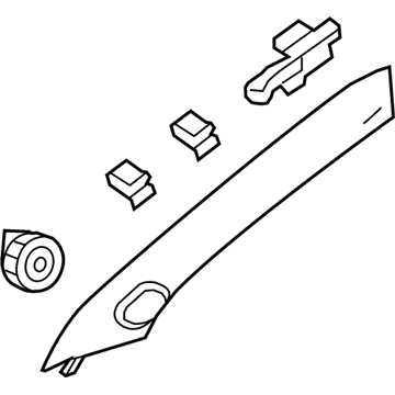 Chevy 42740762 Windshield Pillar Trim