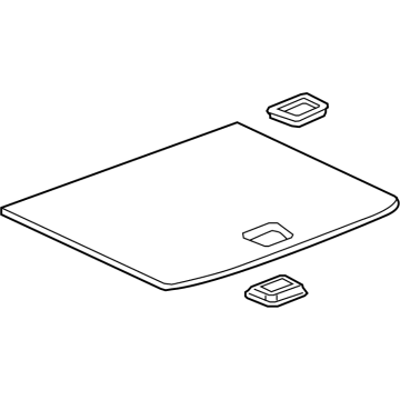 GM 84912995 Floor Cover, Jet Black, Rear