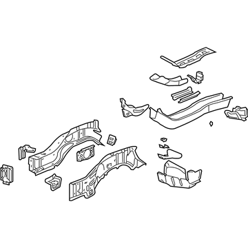 GM 19167661 Rail Assembly, Front Driver Side