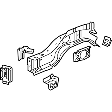 GM 19167660 Inner Rail, Front Driver Side