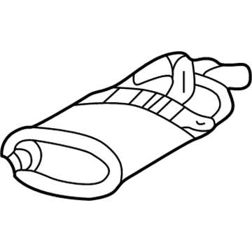 Chevy Cavalier Muffler - 22603440