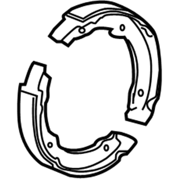 2008 Hummer H3 Brake Shoe - 15240815