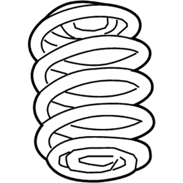 GM 13366705 Spring, Rear
